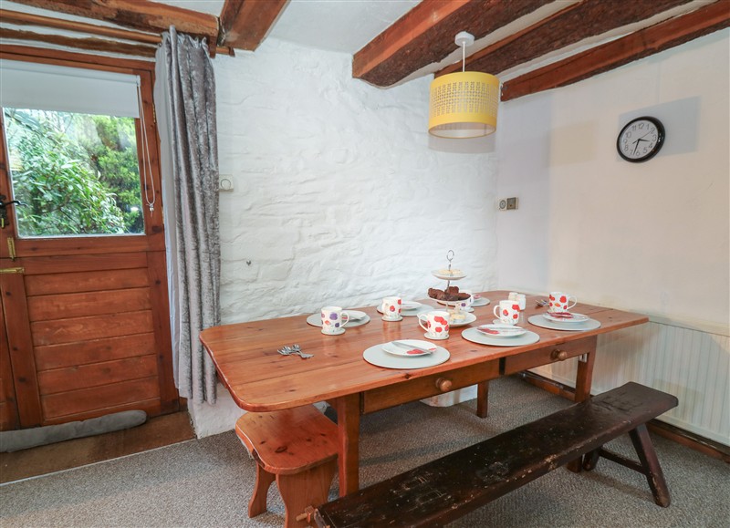 The dining area at Ty Ceffylau, Llanllwni near Llanybydder