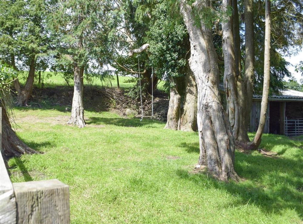 Garden at Ty Celyn Farmhouse in Ponthenri, near Llanelli, Dyfed