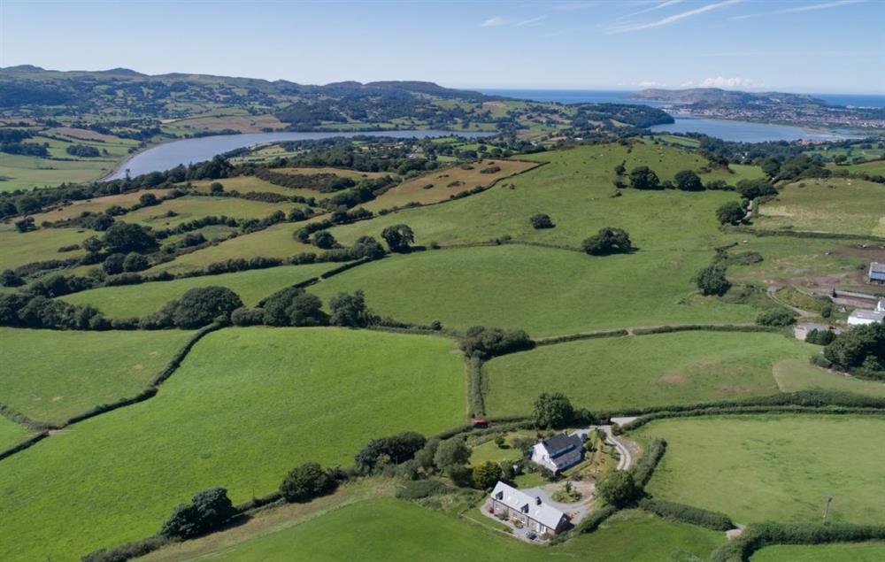 Ty Cerrig offers views across open countryside at Ty Cerrig, Bodnant Estate