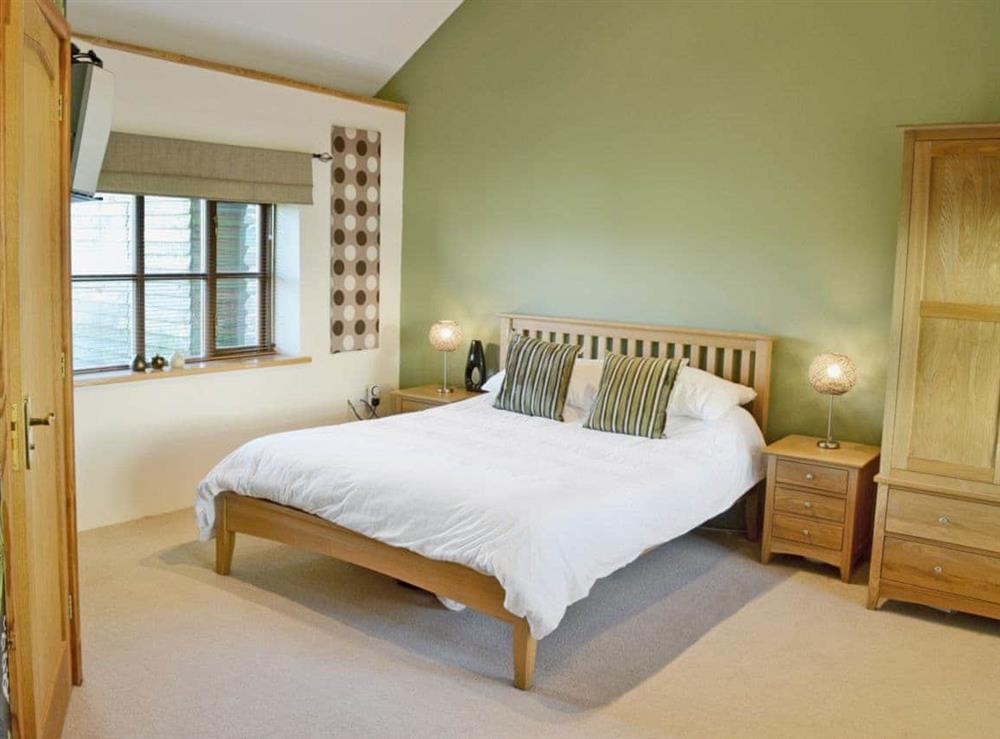 Double bedroom at Ty Cerrig Farmhouse in St Clears, near Laugharne, Dyfed