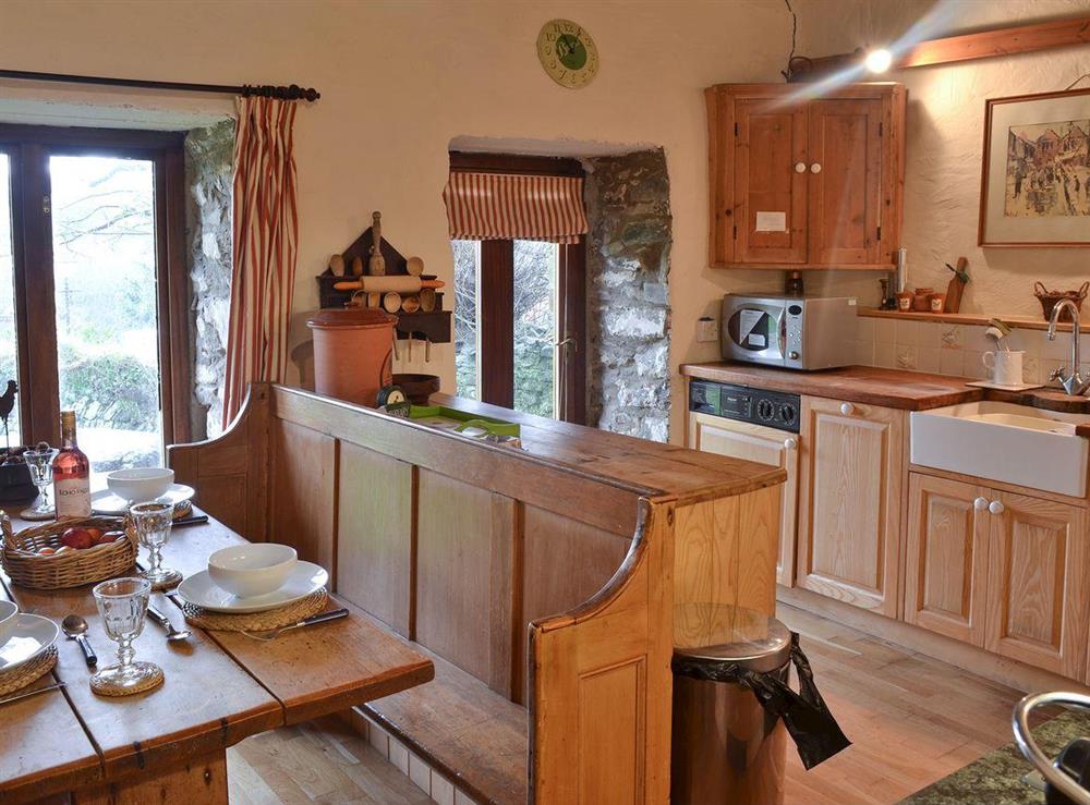 Open plan style kitchen & diner at Ty Christian in Caerwedros, Nr New Quay, Ceredigion., Dyfed