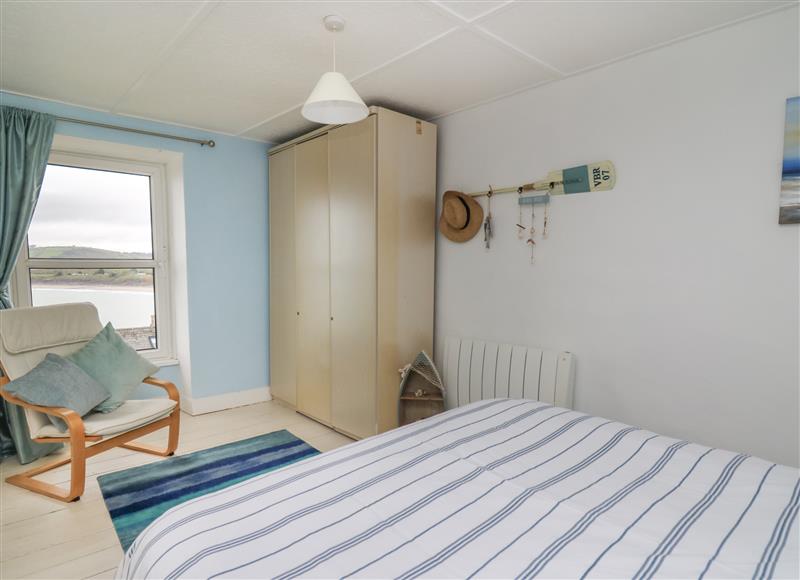 One of the bedrooms at Ty-Clyd, New Quay