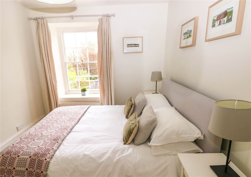 One of the bedrooms at Ty Clyd, Newport