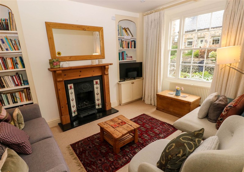 The living area at Ty Clyd, Newport