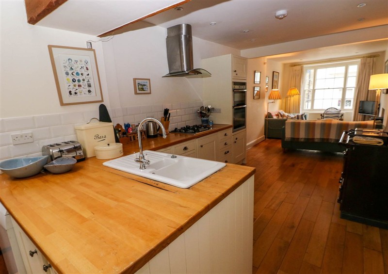 This is the kitchen at Ty Clyd, Newport