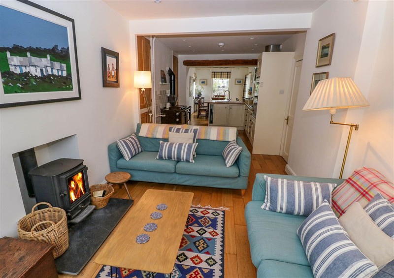 This is the living room at Ty Clyd, Newport