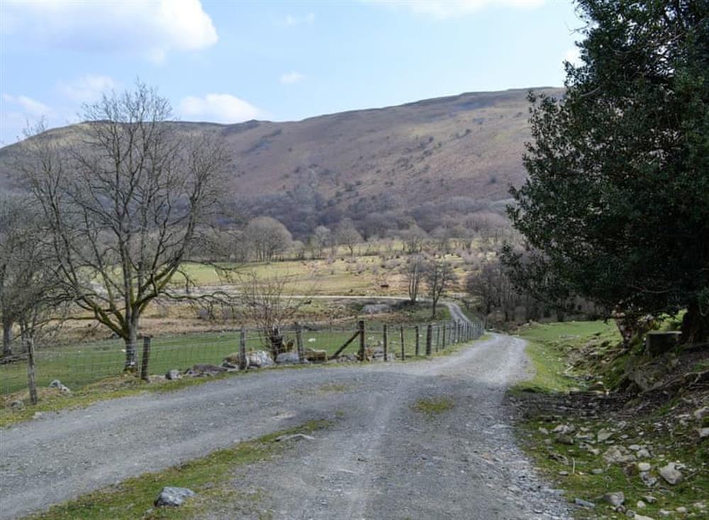 View at Ty Coch in near Llanwrthwl, Powys