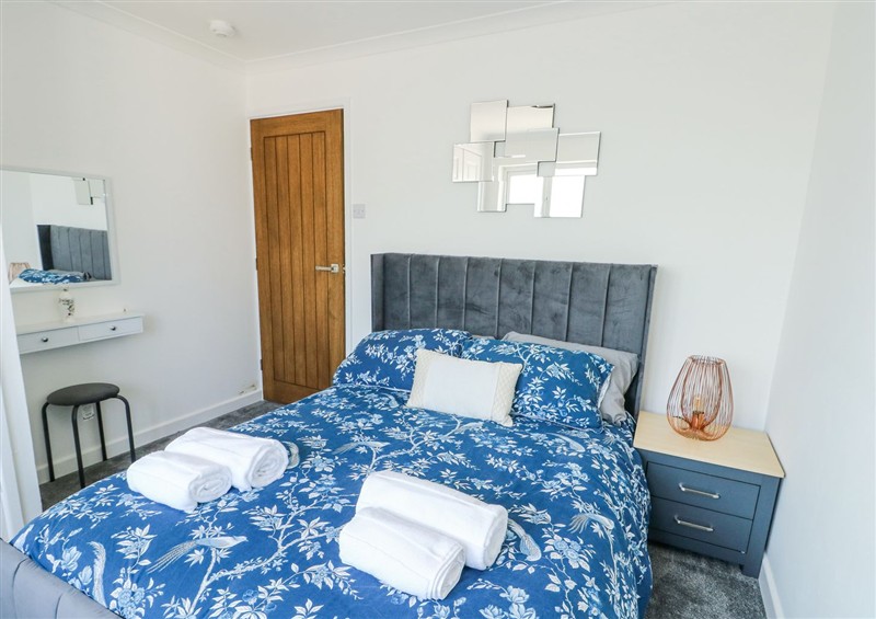 One of the 5 bedrooms at Ty Copr, Amlwch
