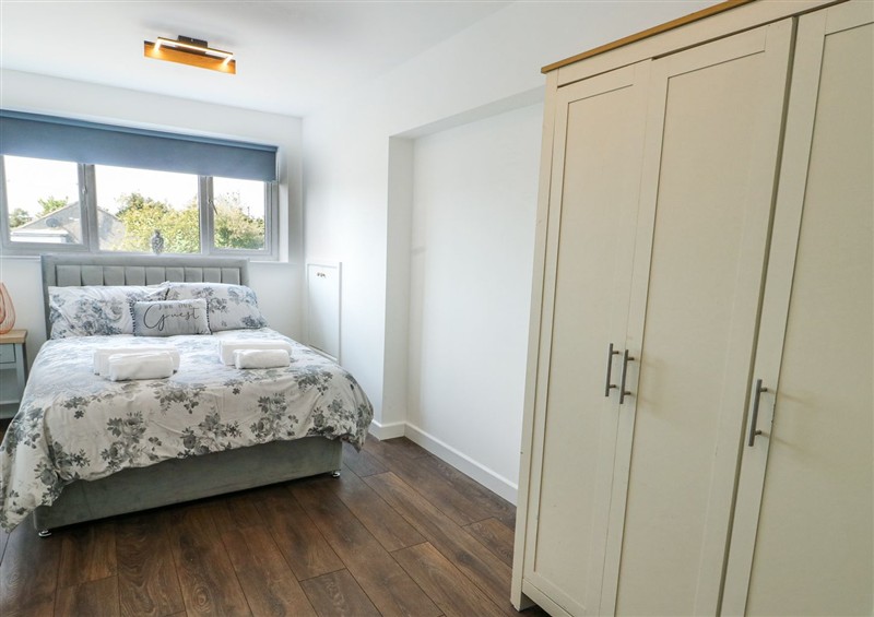 One of the bedrooms at Ty Copr, Amlwch