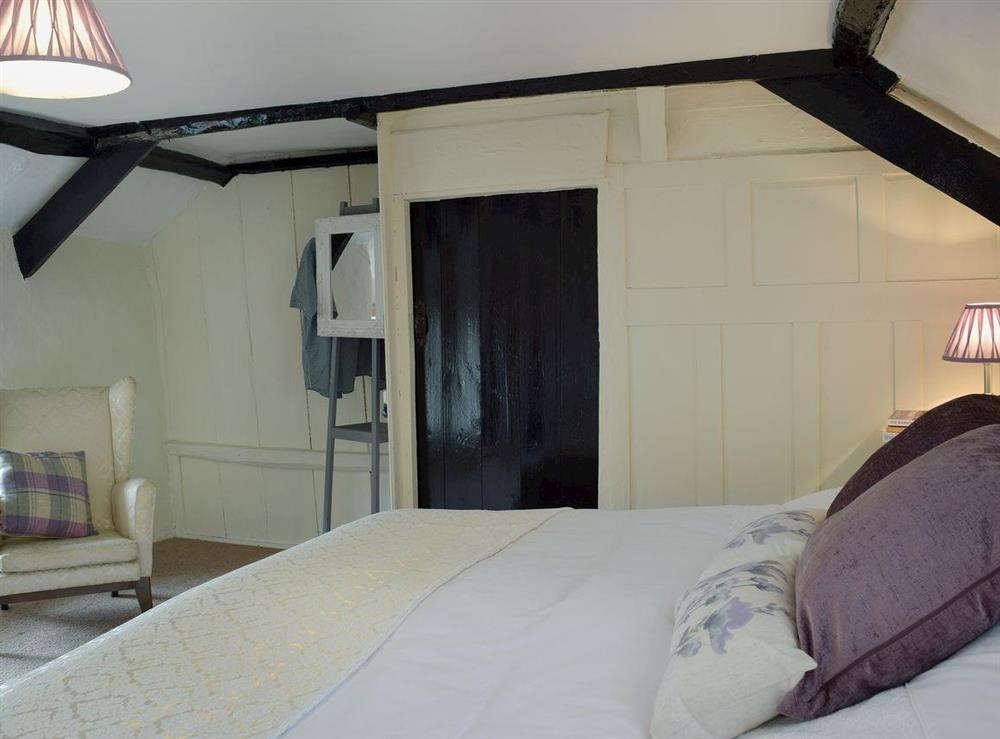 Comfortable double bedroom full of character (photo 2) at Ty Cornel in Aberporth, near Cardigan, Dyfed