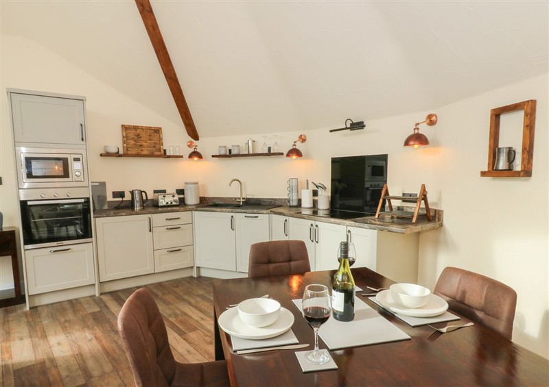 Kitchen at Ty Crwn - The Roundhouse, Near Lampeter