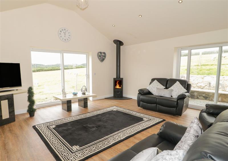 This is the living room at Ty Cuddfan, Llangoed