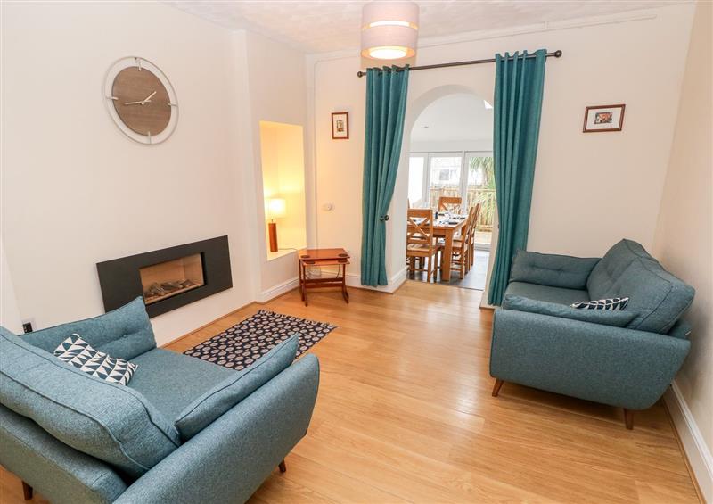 The living area at Ty Cwtch, Tenby