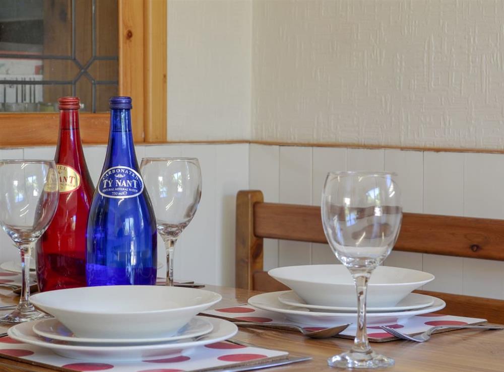 Charming dining area at Ty Draw in Garnant, near Ammanford, Carmarthenshire, Dyfed