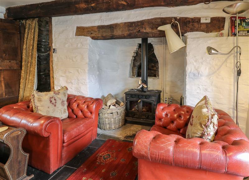 Relax in the living area at Ty  Fferm Hen, Talybont-on-Usk