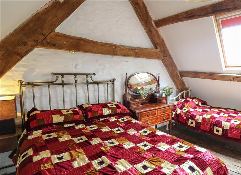 This is a bedroom at Ty  Fferm Hen, Talybont-on-Usk