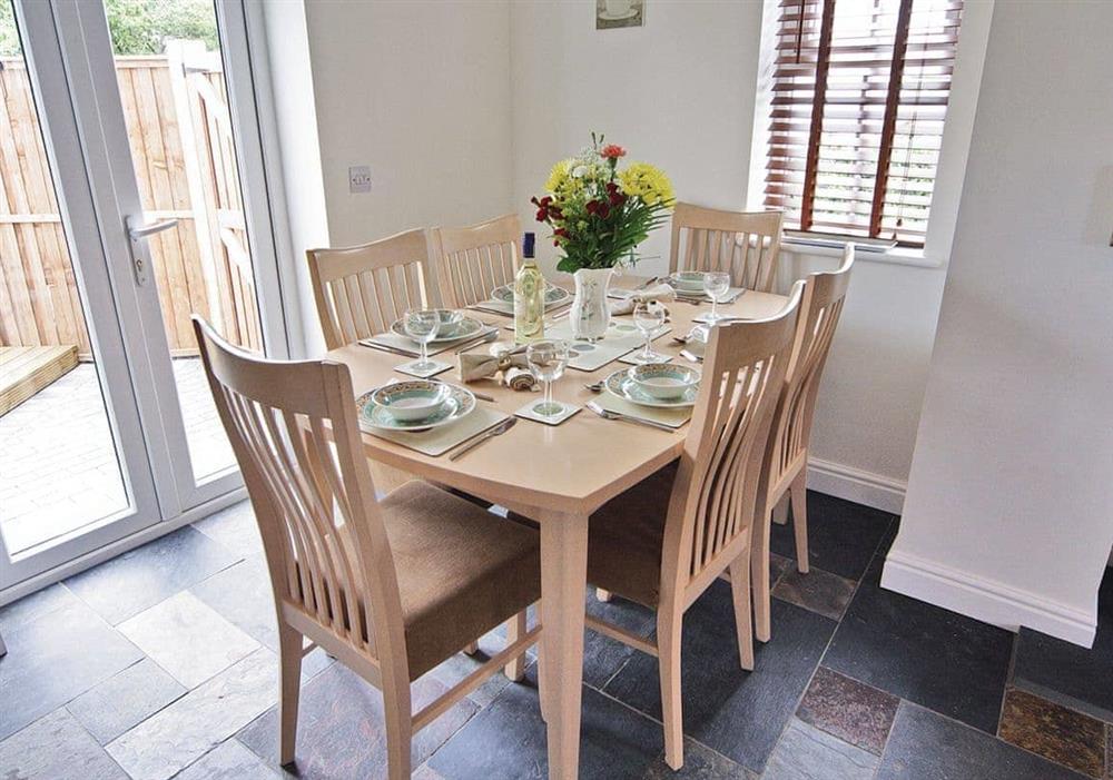 Ty Ffynnon dining area at Ty Ffynnon in Aberystwyth, Dyfed