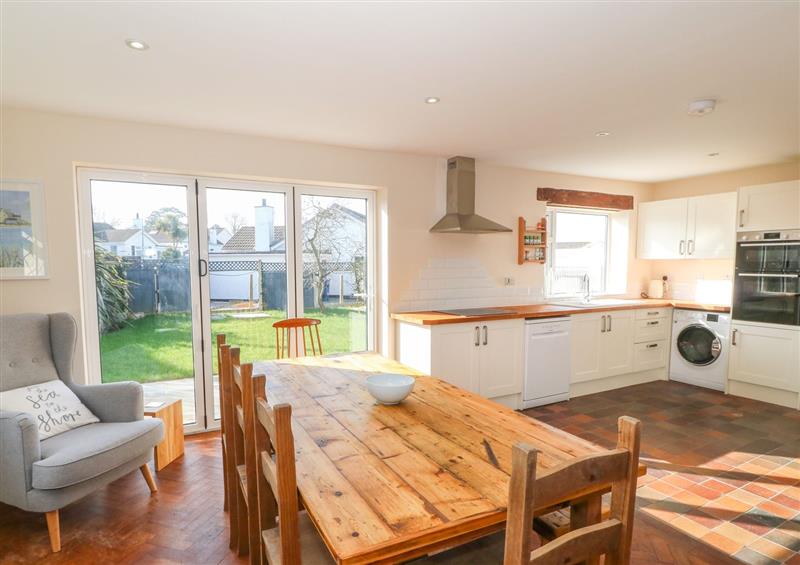 Relax in the living area at Ty Garth, Benllech