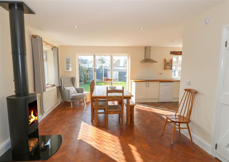 This is the living room at Ty Garth, Benllech