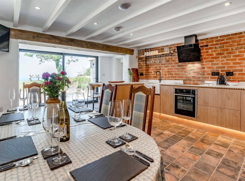 Kitchen/diner at Ty Gladys in St. Davids, Dyfed