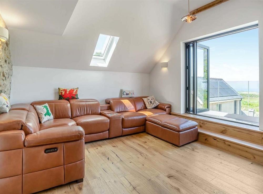 Living area at Ty Gladys in St. Davids, Dyfed