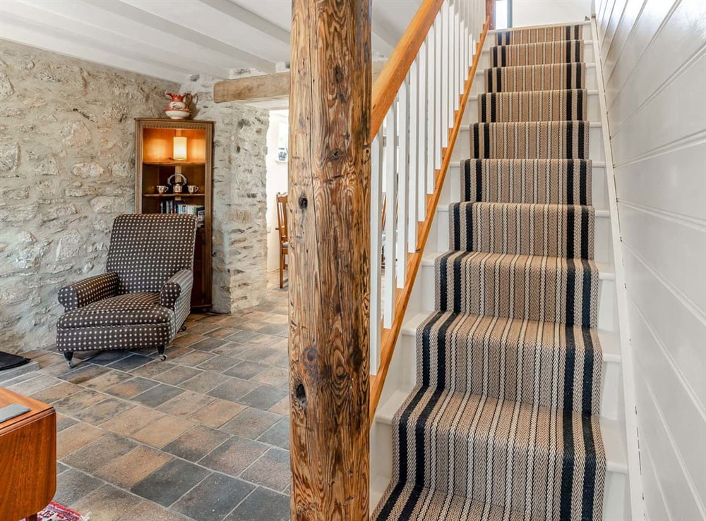 Stairs at Ty Gladys in St. Davids, Dyfed