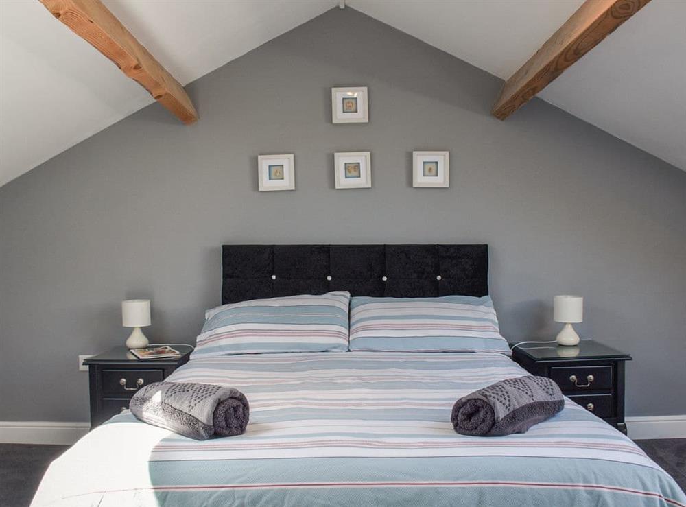 Double bedroom at Ty Glas in The Mumbles, near Swansea, West Glamorgan