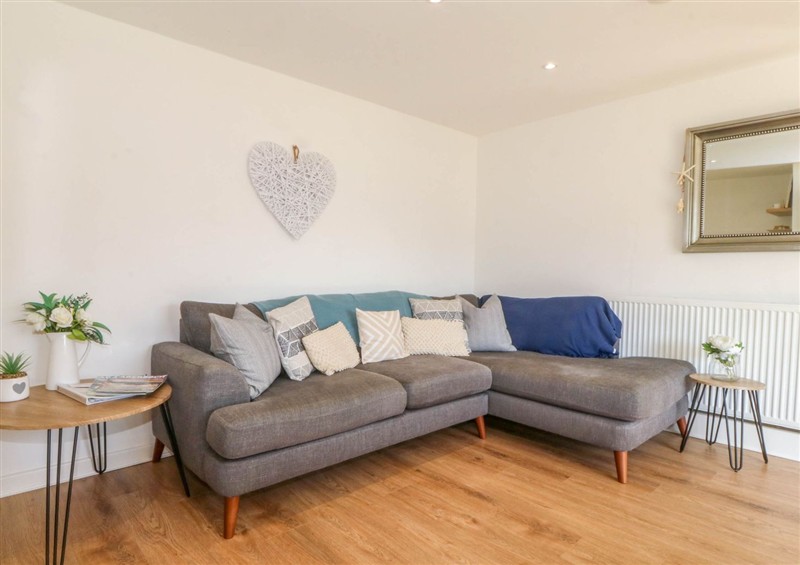 The living area at Ty Golau, Llanbedrog