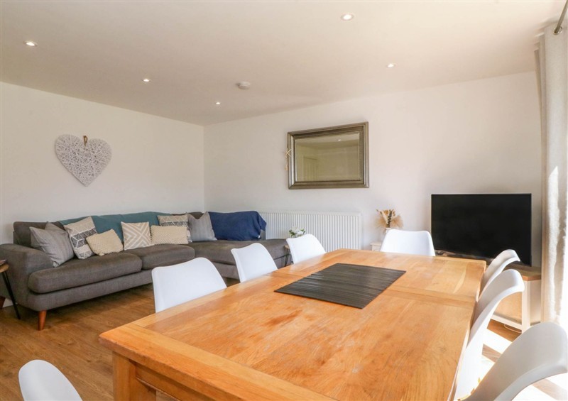 The living room at Ty Golau, Llanbedrog