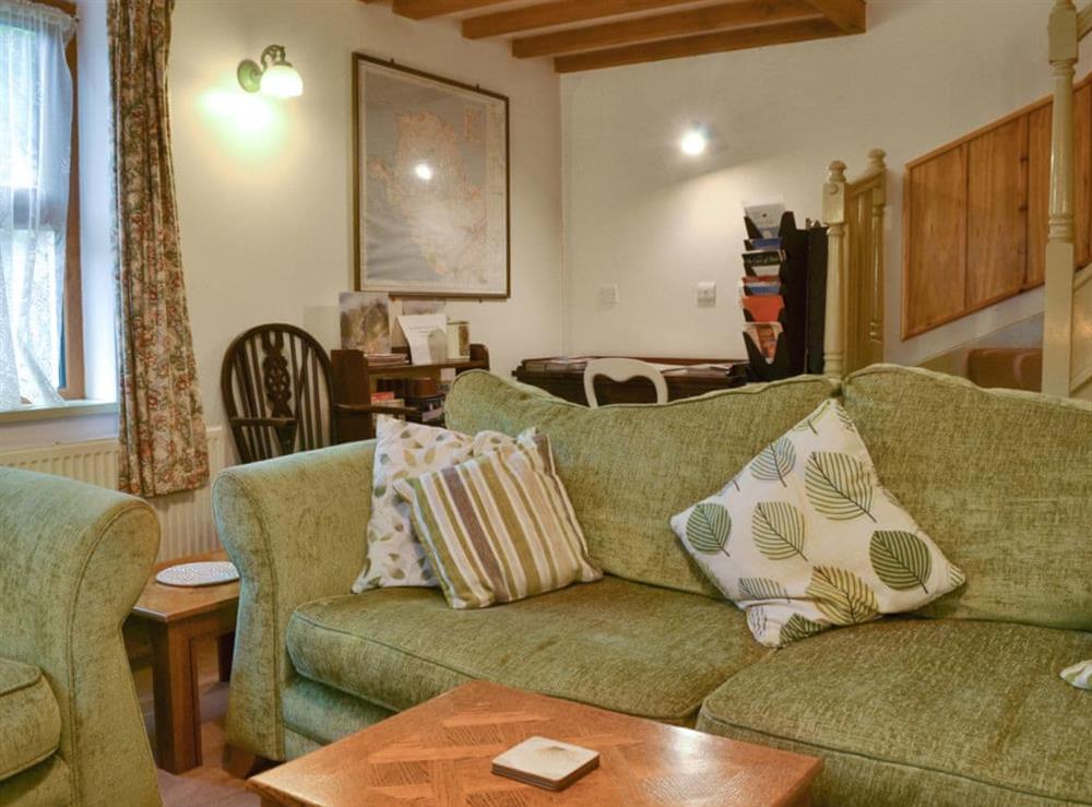 Comfortable living room at Ty Gwyn in Llanbedrgoch, Anglesey., Gwynedd