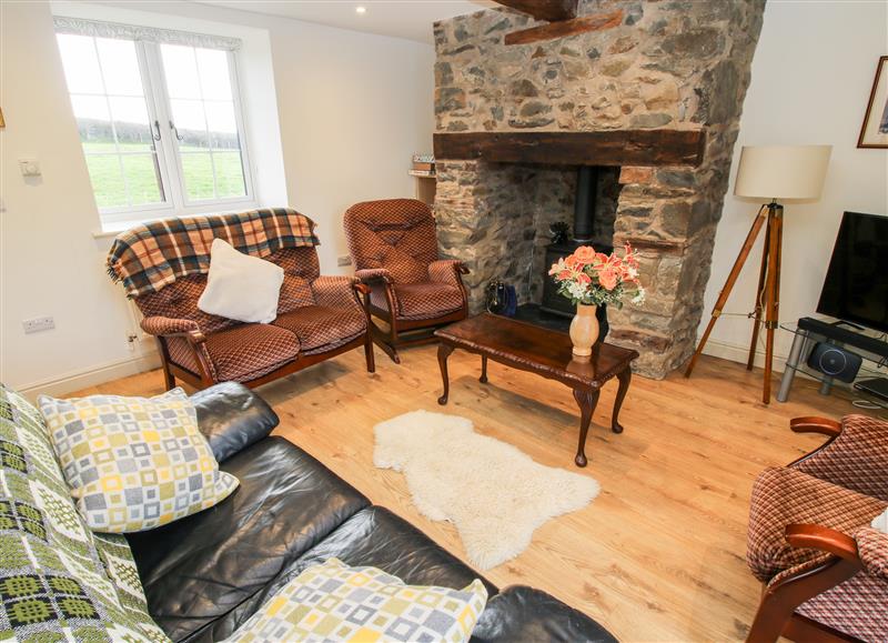 Relax in the living area at Ty Gwyn, Llanfair Caereinion