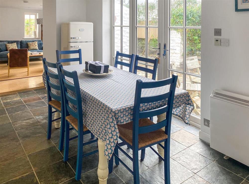 Dining Area at Ty Gwyn in Portscatho, Cornwall