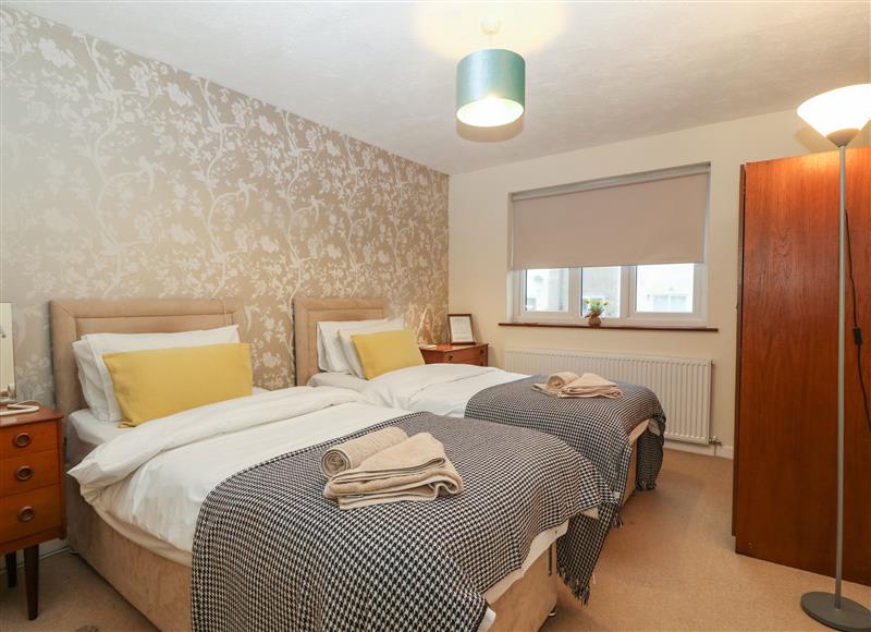 One of the bedrooms at Ty Haf, Trearddur Bay
