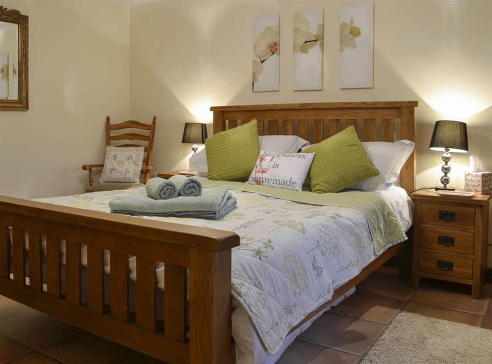 Comfortable master bedroom at Ty Hir in Arthog, Fairbourne, Gwynedd