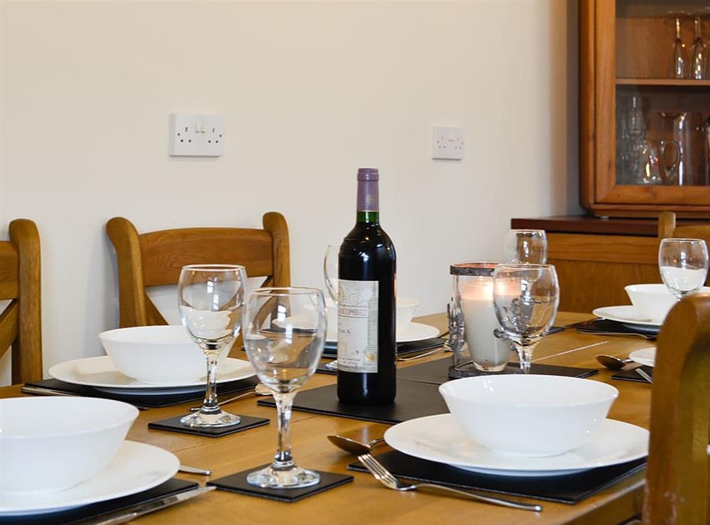 Delightful dining area at Ty Hir in Pontyates, near Kidwelly, Dyfed