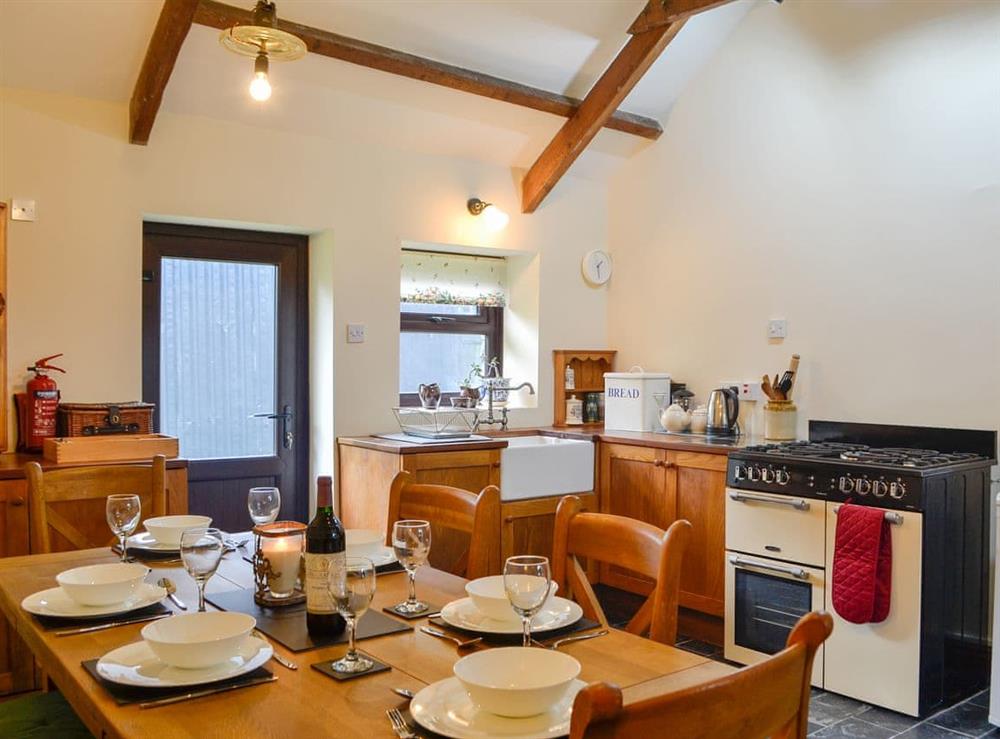 Spacious farmhouse style kitchen/diner at Ty Hir in Pontyates, near Kidwelly, Dyfed