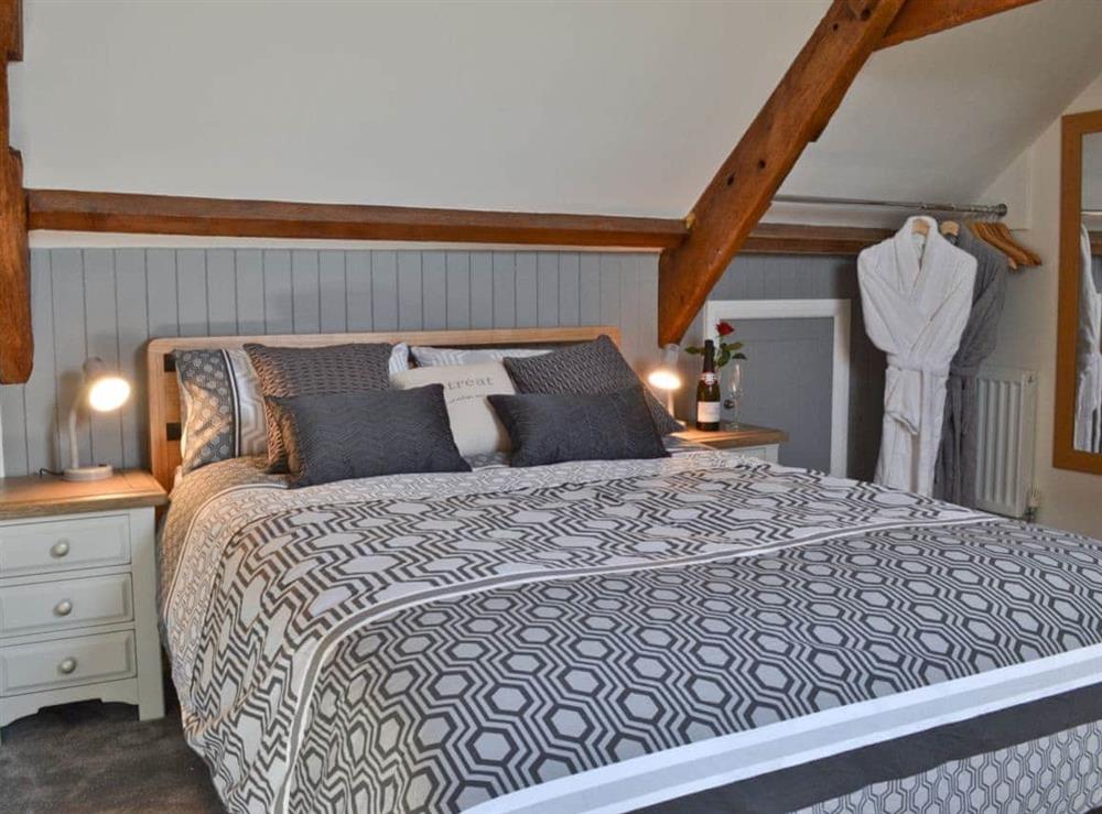 Double bedroom at Ty Isaf Cottage in Trapp, near Llandeilo, Dyfed