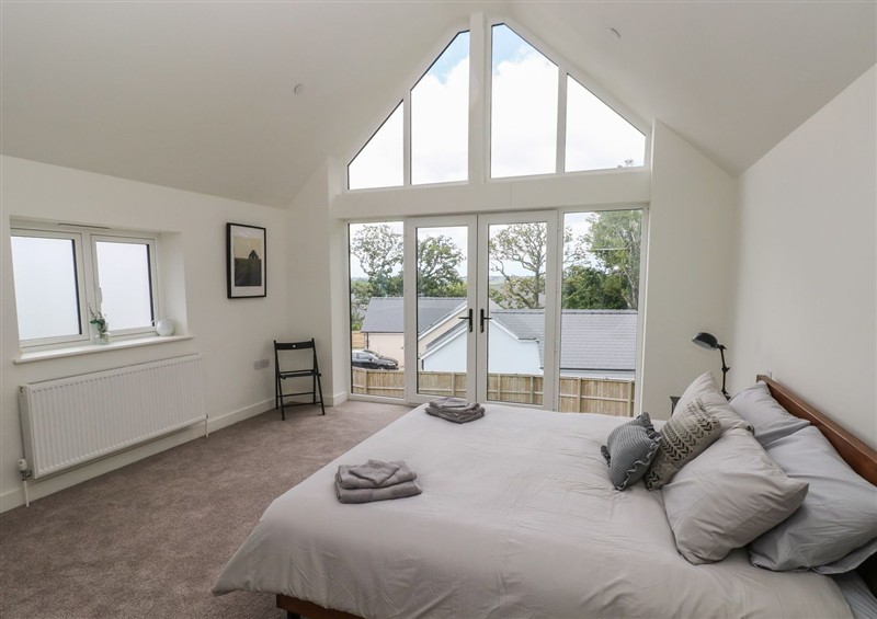 One of the 5 bedrooms at Ty Landsker, Houghton near Neyland