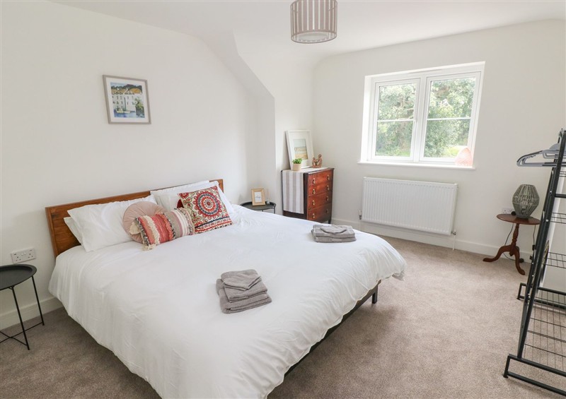 One of the bedrooms at Ty Landsker, Houghton near Neyland