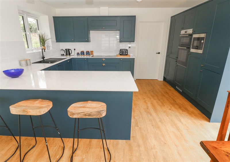 The kitchen at Ty Landsker, Houghton near Neyland