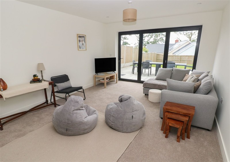 This is the living room at Ty Landsker, Houghton near Neyland