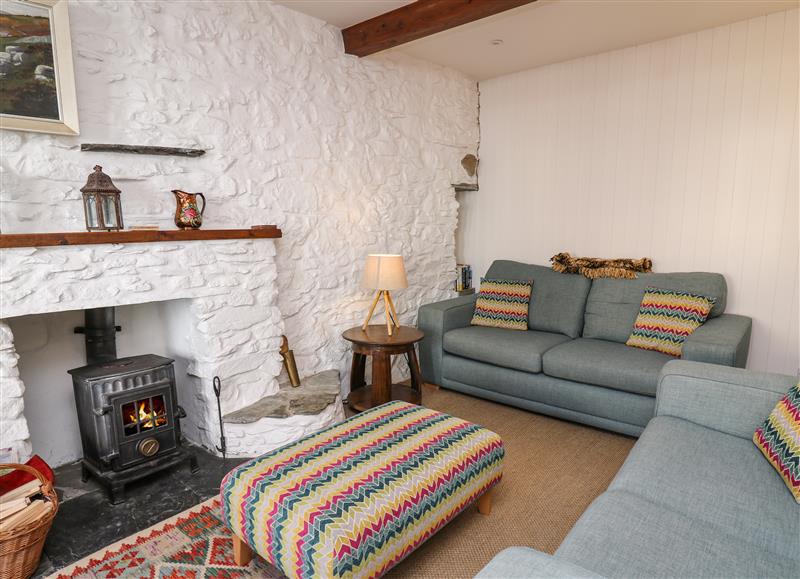 Relax in the living area at Ty Len, St Davids