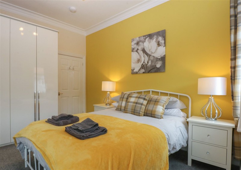 One of the bedrooms at Ty Llwyd, Llandudno