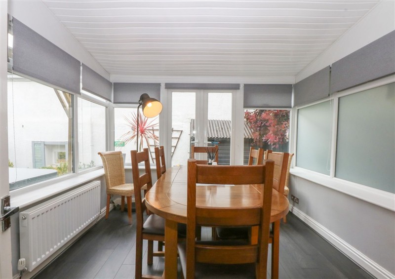The dining area at Ty Llwyd, Llandudno