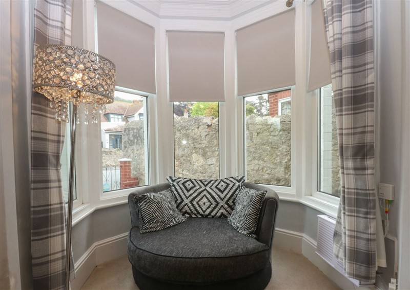 The living area at Ty Llwyd, Llandudno