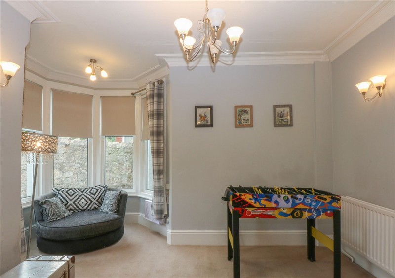 The living room at Ty Llwyd, Llandudno