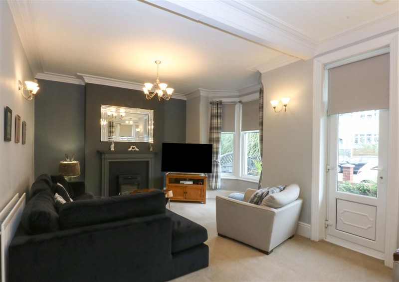 This is the living room at Ty Llwyd, Llandudno