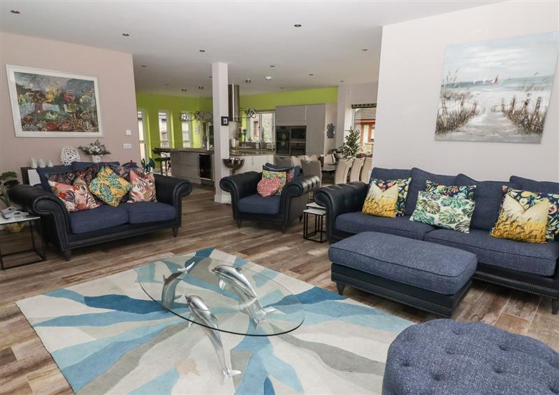 Enjoy the living room at Ty Marlyn, Crofty