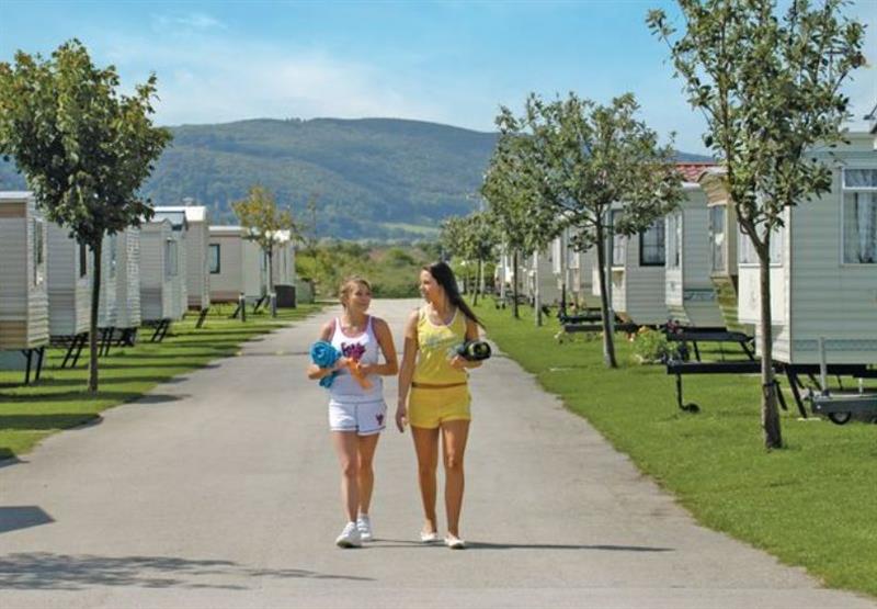 Park setting at Ty Mawr in Abergele, North Wales & Snowdonia