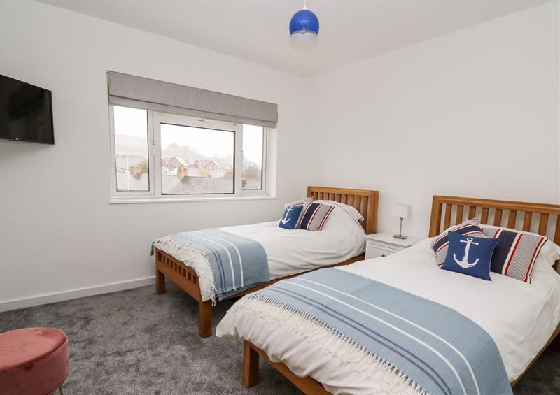 One of the 4 bedrooms at Ty Melyn, Aberystwyth